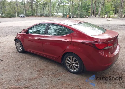 2016 Hyundai Elantra Se из США, поврежденный, VIN 5NPDH4AEXGH786379